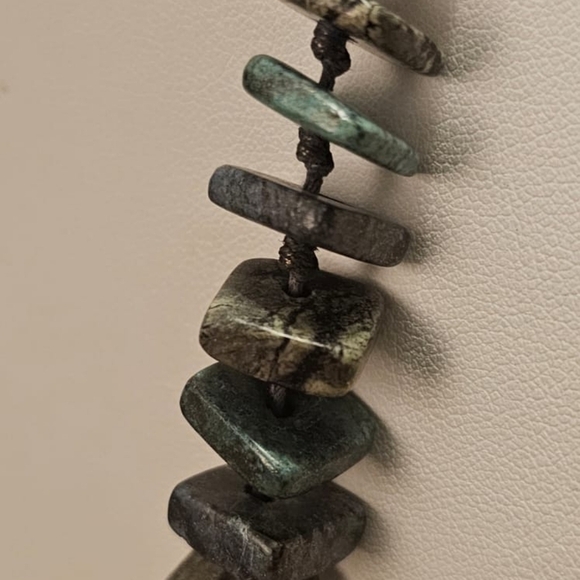 Rare Find Natural Stones Artisan Crafted Long Luxe Candy Necklace - Picture 5 of 9